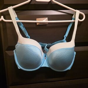 La SENZA Sky Blue and White Bra